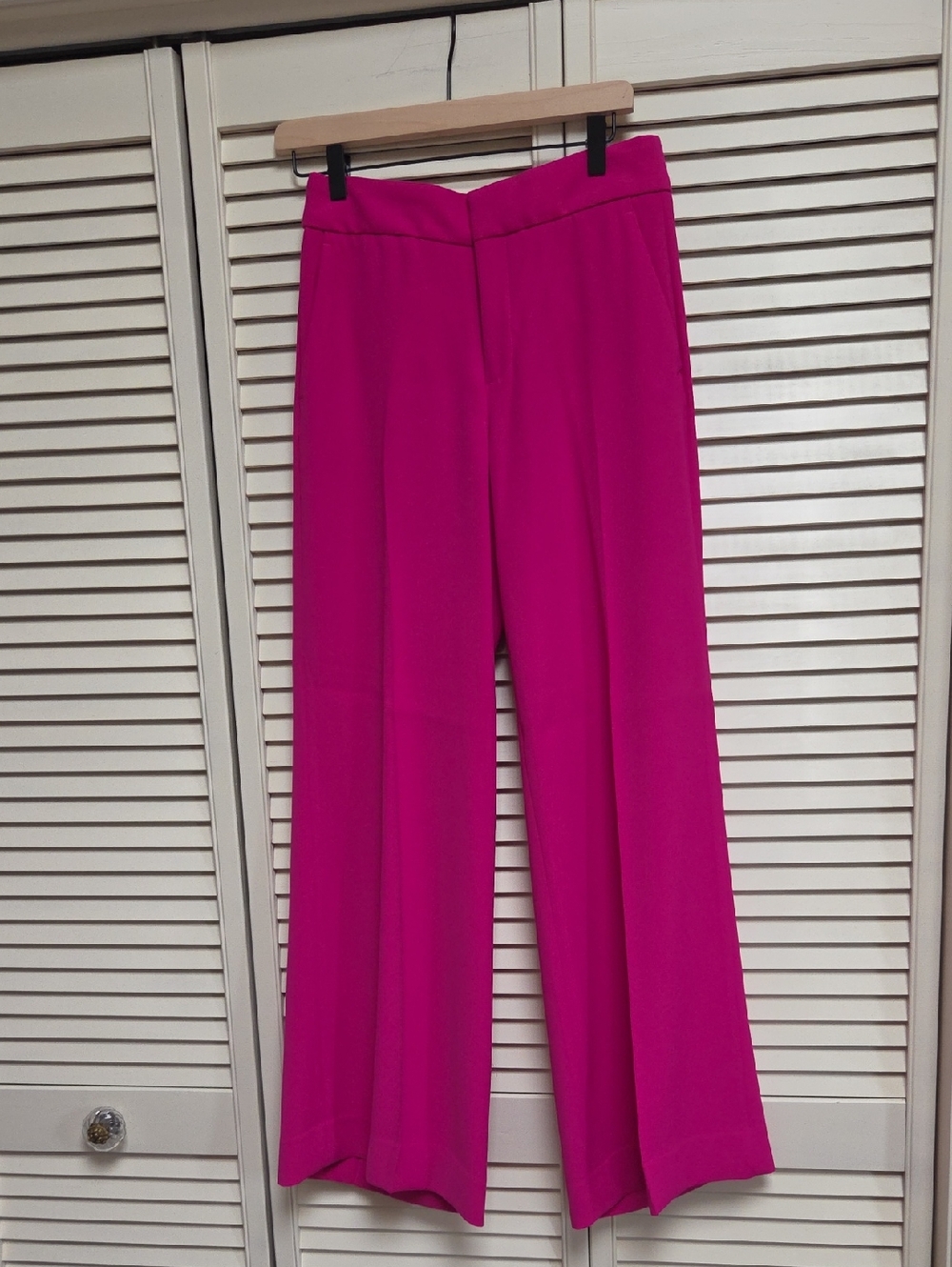 Banana Republic Wide-Leg Pants in Fuchsia